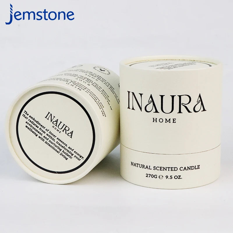 Wholesale Biodegradable Cardboard Cylinder Box Tea Paper Tube Packaging Round Candle Paper Tube Packaging