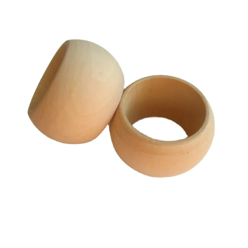 Old Carpenter Hotel Decoration Wholesale Handicraft Factory Paper Towel Ring Wood Napkin Ring