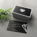Custom Luxury 300gsm Coated Black Paper Recycled Gift Card for Small Business Promotion-Personalized Name Card Printing