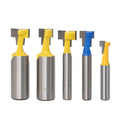 1/4 1/2 12 8mm Shank Carbide Woodworking Keyhole Router Bits for Wood Door Lock Milling Cutter Carpentry Grooving Machine Tools