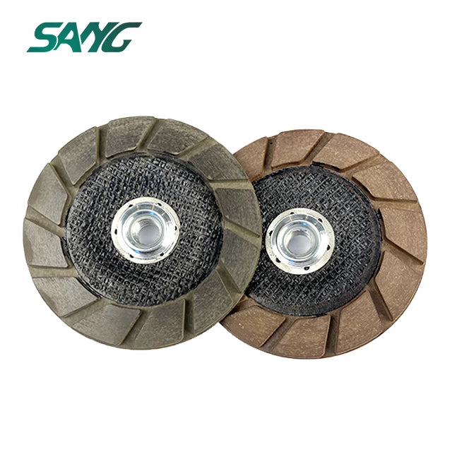 Sang Turbo Ceramic Grinding Disc Polishing Concrete Floor Terrazzo Cup Wheel for Angle Grinder