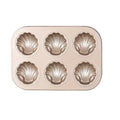 6 Cups Non Stick Madeleine  Muffin Tray Cupcake Baking Pan Mold Madeleine Pan Bakeware