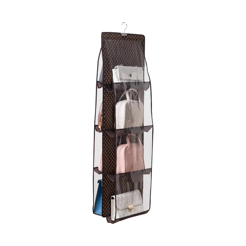 Custom Logo Printing Detachable Household Storage Bag Dustproof  Hanging Wardrobe Rack with Artifact Storage Bag