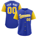 Wholesale Custom Cheap Stripe Baseball Jersey Breathable Plus Size Design with Printed Techniques