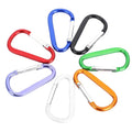 Factory Wholesale Black 12mm D-Shape Tactical Snap Hook Carabiner Custom Laser Engraved Logo Multi-Purpose Retail Industry