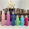 Wholesale Macaron Color Gemstone Roll on Essential Oil Bottles 5ml 10ml Roller Glass Bottles with Colorful Gemstones