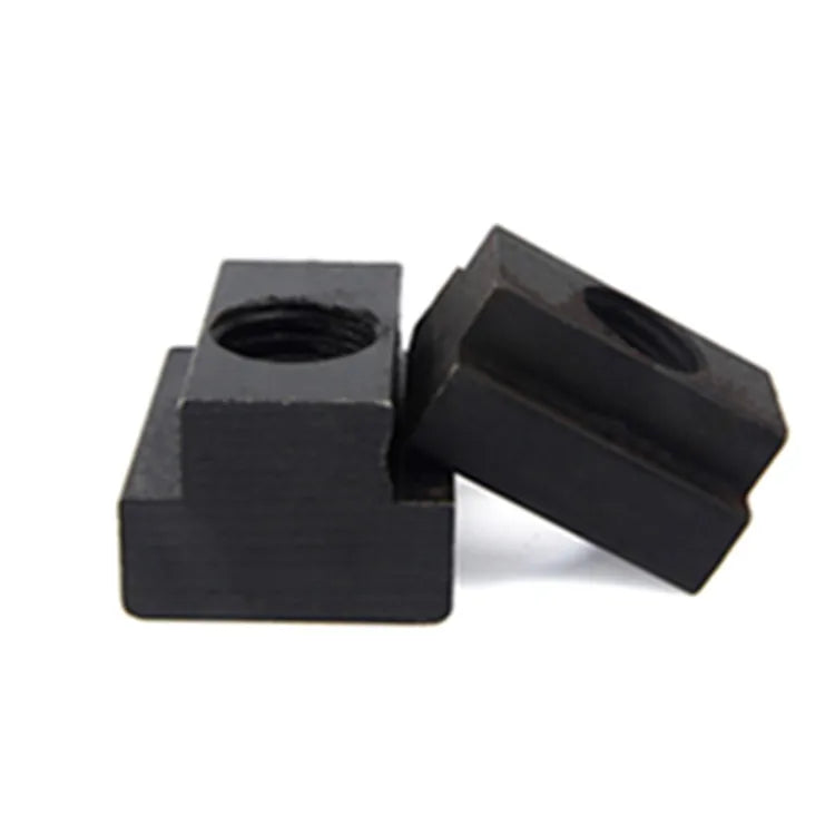 M5 Carbon Steel Custom Black Shoulder Sliding T Nut Zinc Plated and Polished Finish