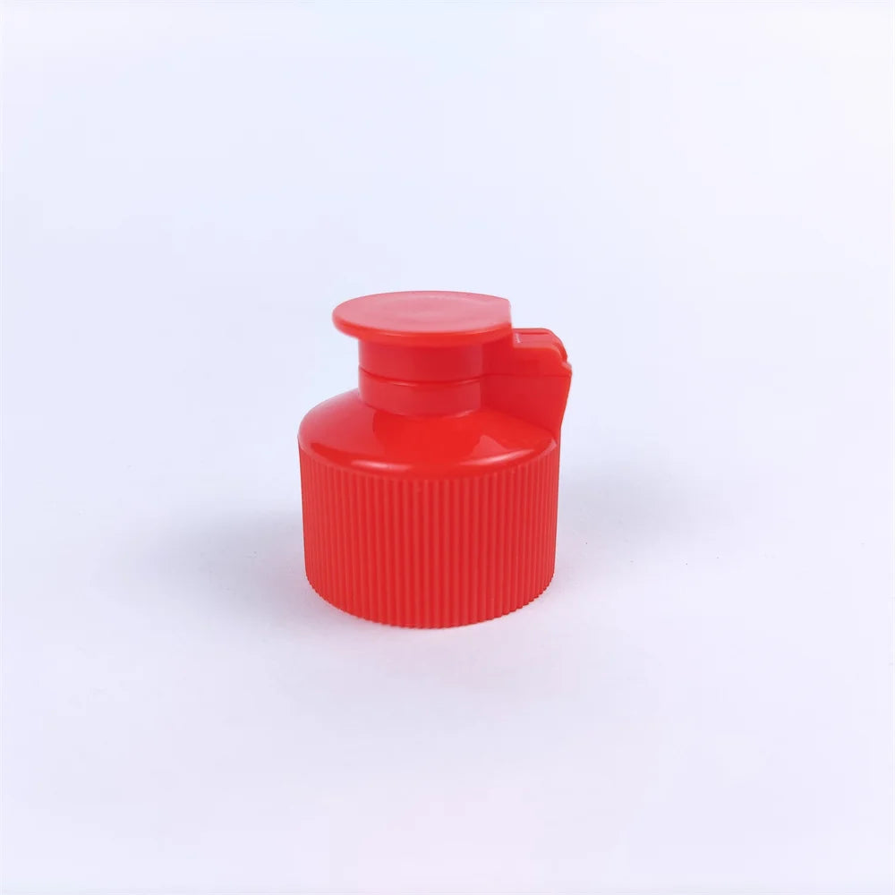 Kinpack 20/410 24/410 28/410 Colorful Plastic Lids Bottle Cap Flip Top Cap with Bottle for Skincare or Personal Care or Cleaning