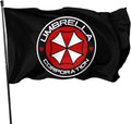 3x5ft Digital Printing Polyester Durable Vibrant Colors UV Fade Resistant Resident Evil Umbrella Flag Outdoor Indoor Decoration