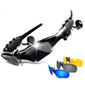 Fashion Sports Stereo Smart Wireless 4.0 Earphone Telephone Microphone Polarized Driving Sunglasses/mp3 Riding Eyes Glasses