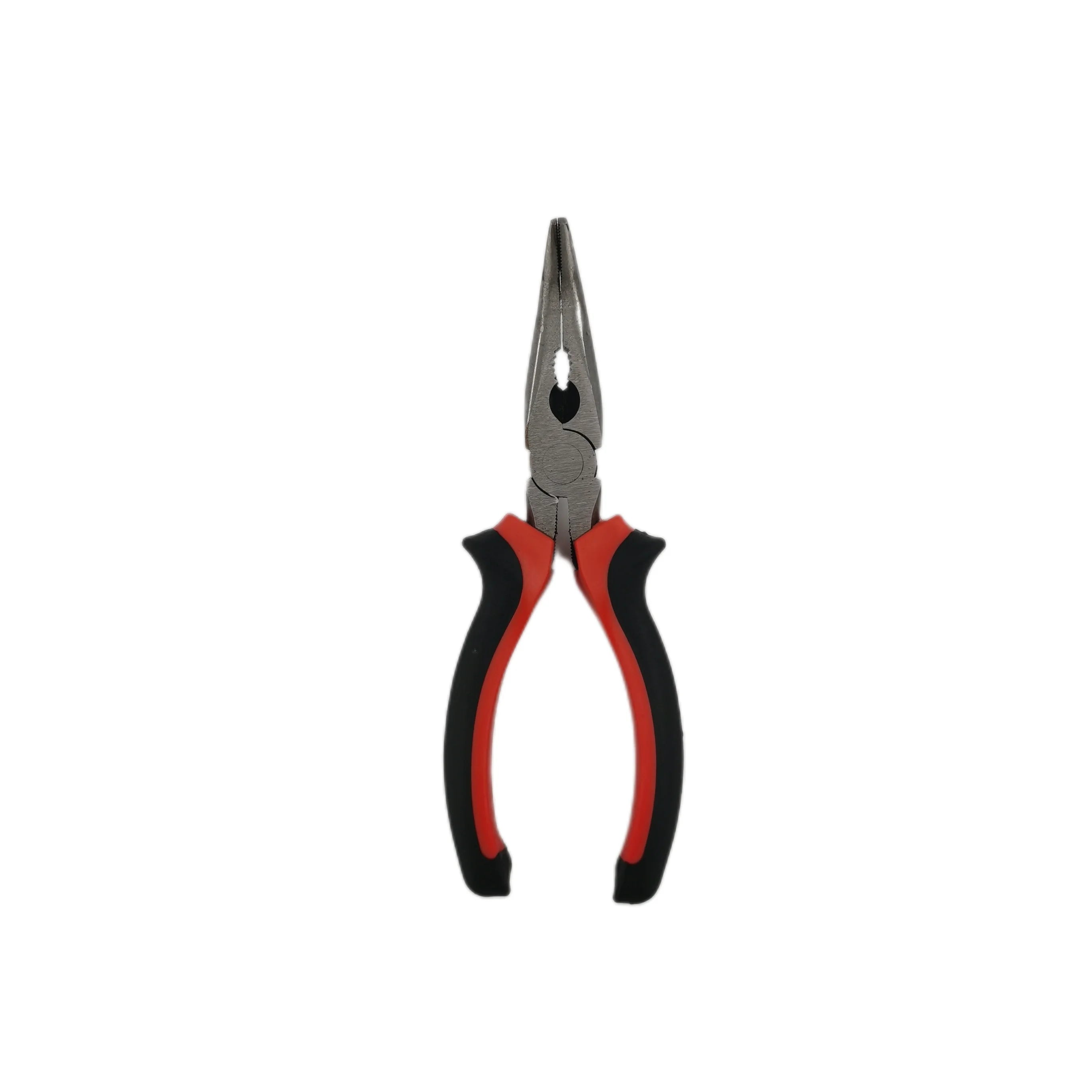 FLYJAN 6inch Bent Nose Pliers American Type Angle Jaw Tongs Curved Nose Pliers