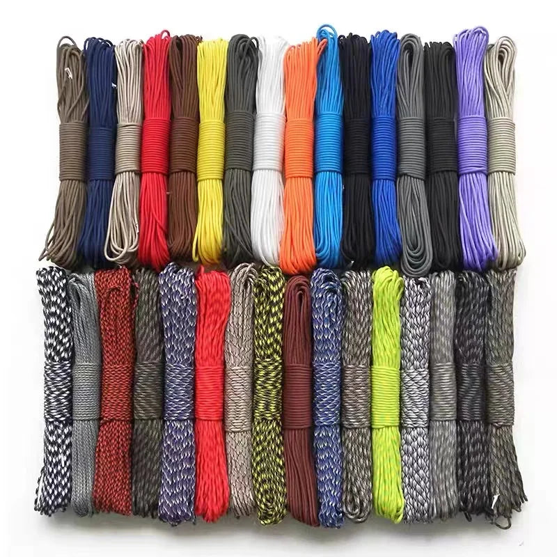 High Strength Parachute Rope Polyester Para Cord for Outdoors / Packaging Ropes