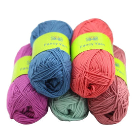 SMB 70% Bamboo 30%Cotton Natural Yarn for Hand Knitting