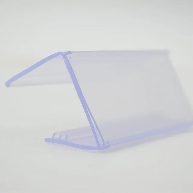 PVC Label Holders Supermarket Shelf Edge Label Holder Free Sample Label Strip Can Customized