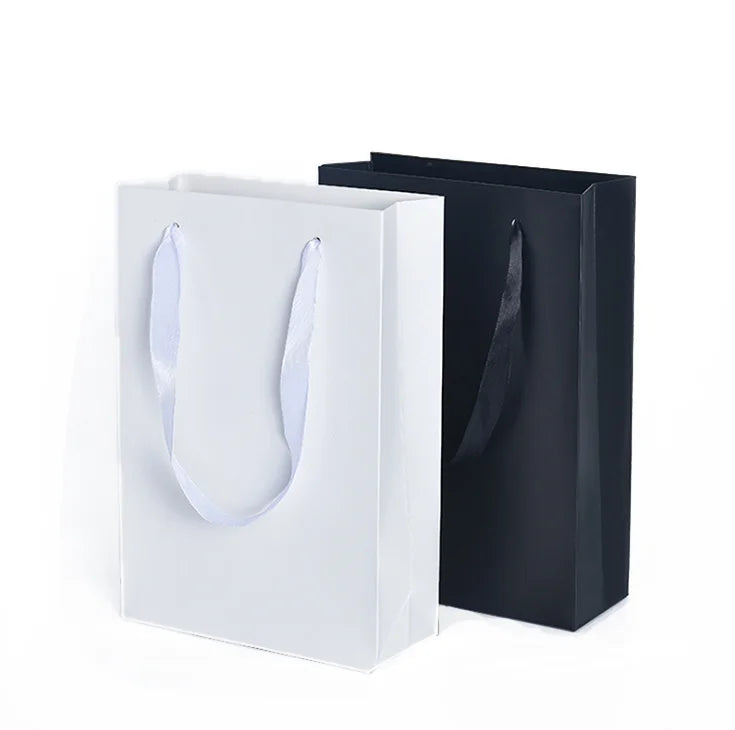 Manufacturers Make Exquisite Gift Packaging Paper Bags Ribbon Tote Paper Bag