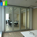 Modern Industrial Office Furniture 80mm Frameless Tempered Glass Partition Wall Soundproof Office Space Modular Office EBUNGE