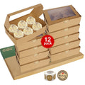 Dropshipping Wholesale Eco Friendly Postal Cake Box Packaging Luxury Wedding Christmas Gift Cupcake Boxes