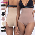 Wholesale Plus Size Breathable High Waist Bikini Butt Lifter Tummy Control Seamless Bodysuit Shapewear Panties