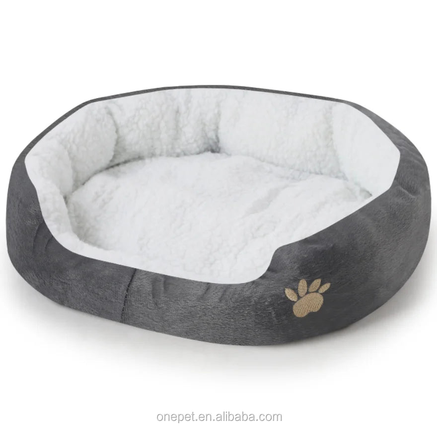 Factory Promotion Warm Plush Pet Dog Cushion Soft Dogs Cats Bed