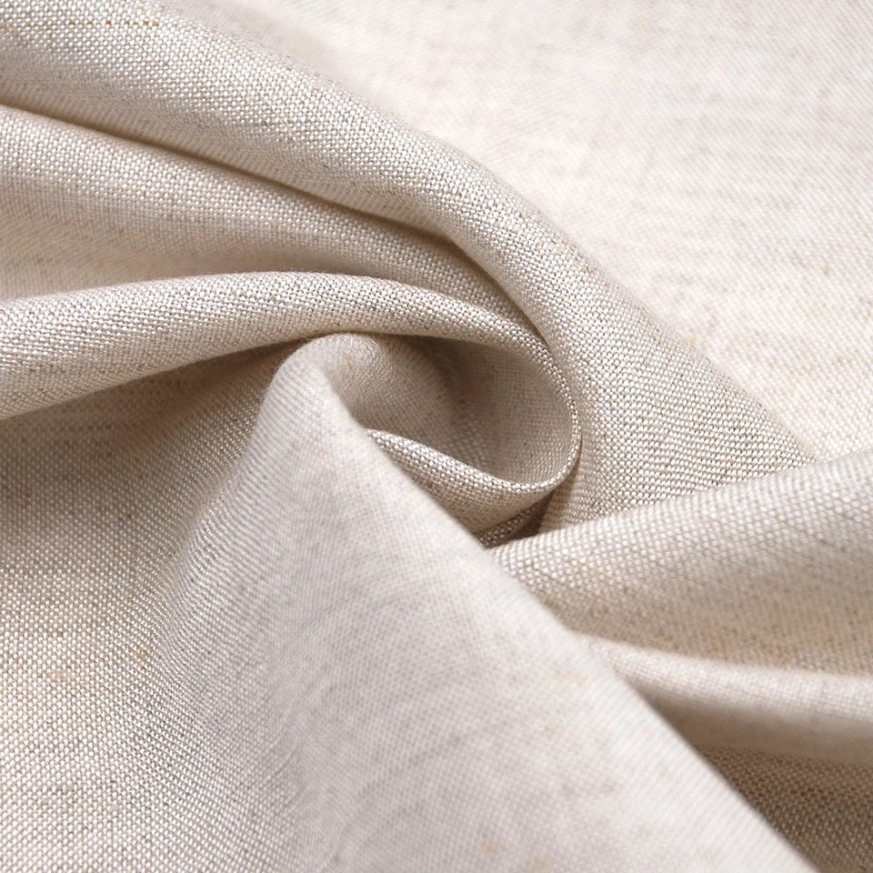 Low MOQ Woven 165gsm Natural Viscose Stone Washed 55 Linen 45 Rayon Fabric for Shirt Dress