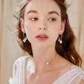 Cheap Wholesale Korean Earrings Jewelry 925 Gold Plated Fashion Trendy Women Pearl Earrings 2025