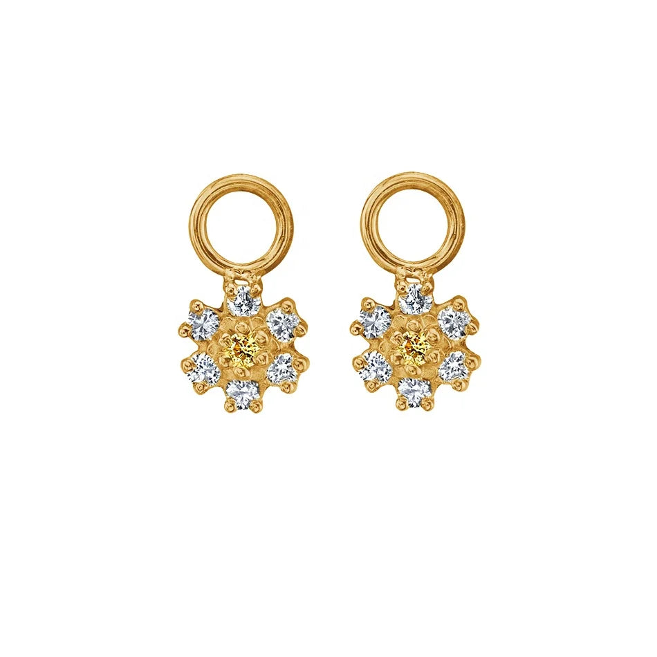 Nagosa 925 Sterling Silver 18k 14k Gold Vermeil Star Crescent Lighting Pendant Pendant Huggie Hoop Earrings Making