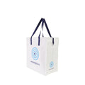 RPET Custom Printed Foldable Recyclable Shopping Bags Eco Friendly Reusable 12kg Load Capacity Grocery Tote for Retail