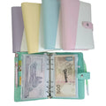 Loose-leaf Magnetic Closure Customized Logo 6 PCS PVC Envelopes Budget Binder Pocket Budget Binder Envelopes Budget Binder Sets