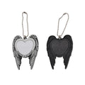 DIY Customized Logo Memorial Heart Wing Pet Hanging Ornament Sublimation Blank Forever in My Heart Wing Car Hanger