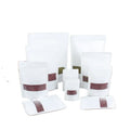 Lowest Price White Kraft Paper Bag with Window Stand up Pouch White Zip Lock Plain Heat Sealable Food Packaging Doypack Pouches