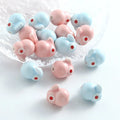 Cute 13.5*13mm Colorful Clay Beads Handmade Animal Rabbit Loose Beaded Charm for DIY Bracelet Jewelry Making Accessories