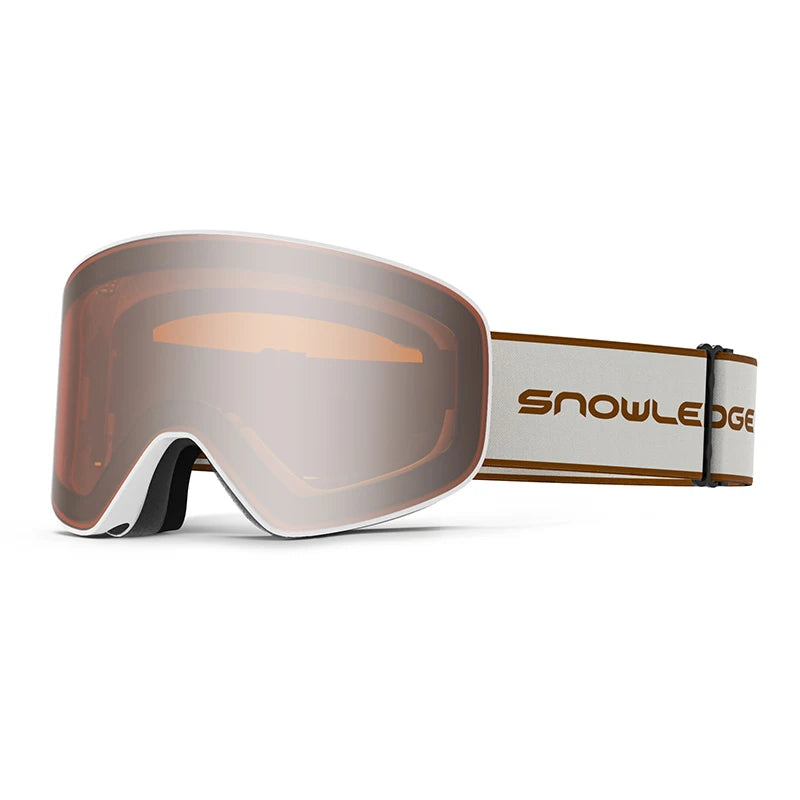 HUBO 197A Snow Goggles Custom Anti Fog Anti Scratch Uv400 protection Women's Ski Goggles Glasses Snowboarding Goggles