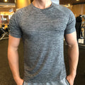 Men Sportswear Muscle Fit Men 100%polyester  T Shirt Tri-Blend Pursue Gray Fitness Gym Shirt