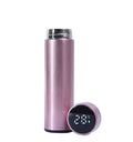 Portable Vacuum Cup Rose Gold Temperature Display Smart Stainless Steel Water Bottle