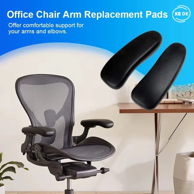 KEDE Hot Sale Recommendation PU Foam Chair Armrest Pads Durable Gaming Chair Accessories Spare Parts for Aeron Office Chair