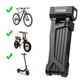 ETOOK Special Hardened Steel Anti Theft Bicycle Foldable Lock Folding E Bike MTB Road Mountain Cycling Lock Scooter Lock