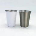 300ml Cone-shape Beer Cup Stainless Steel Coffee Mug for Transfer Printing
