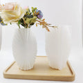 Early Riser Aromatherapy Rattan Bottle Resin Mold Big Shell Texture Vase Silicone Mold for DIY Home Decor Cake Tools Product