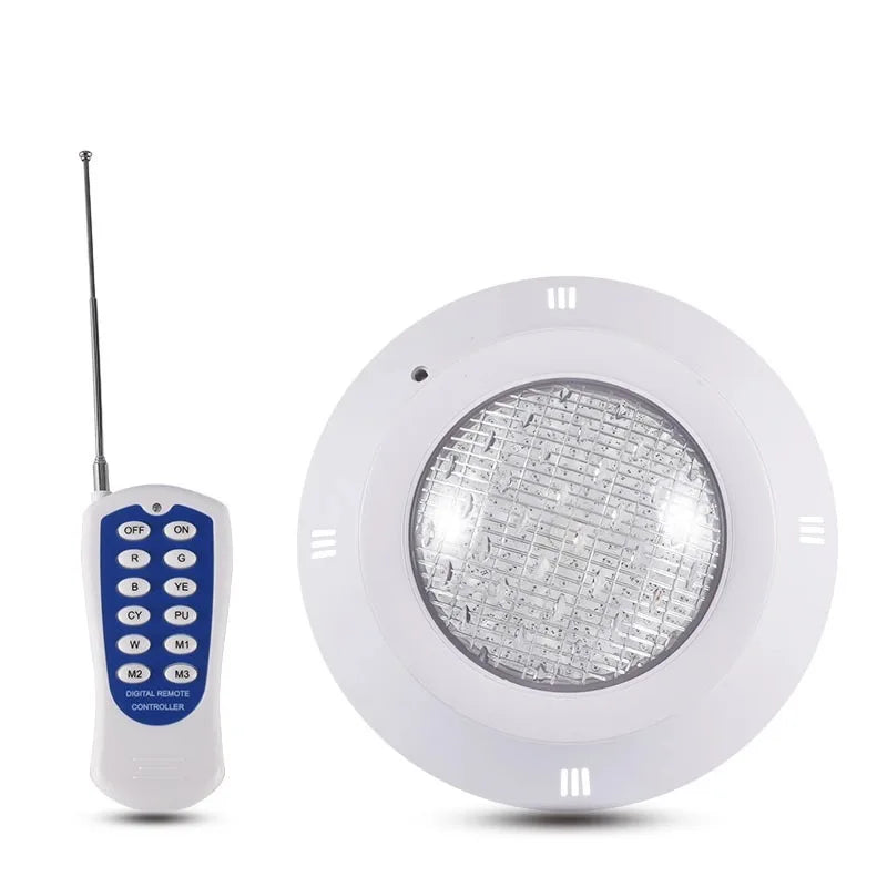 Underwater AC 12v Rgb Remote controller Smart High Lumen IP68 Under Water 18w 24w 36w  Led Swimming Pool Light