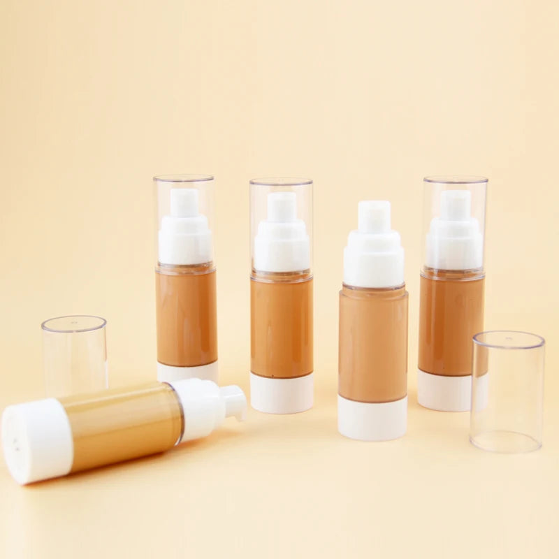 White Bottle 41colors Moisturizing Matte Liquid Foundation Private Label Mineral Cream Foundation Liquid