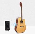 Right Handed Dreadnought Guitar Spruce Top Sapele Body Cutaway12 String Guitar Acoustic-electric