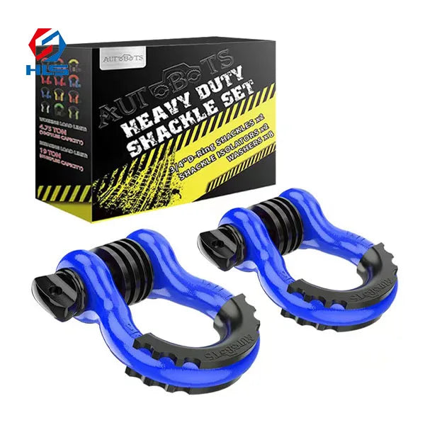 Drop Forged 48000 Lbs 3/4'' 4.75T G209 Recovering Capacity Bow Tow Shackle with Screw Collar Pin