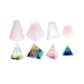 52pcs Resin Silicone Mold for Resin Jewelry & Cake Tools Cone Cube Pyramid Resin Epoxy Casting Molde Resina Epoxi