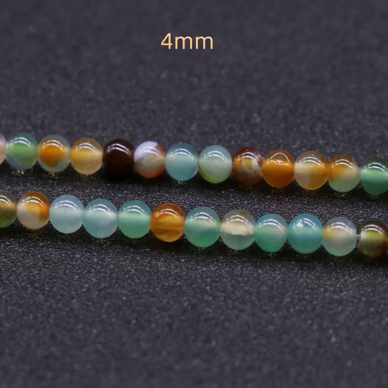 DIY Best Selling about 4mm unakite agate Loose Beads for Garment Necklace Accessories
