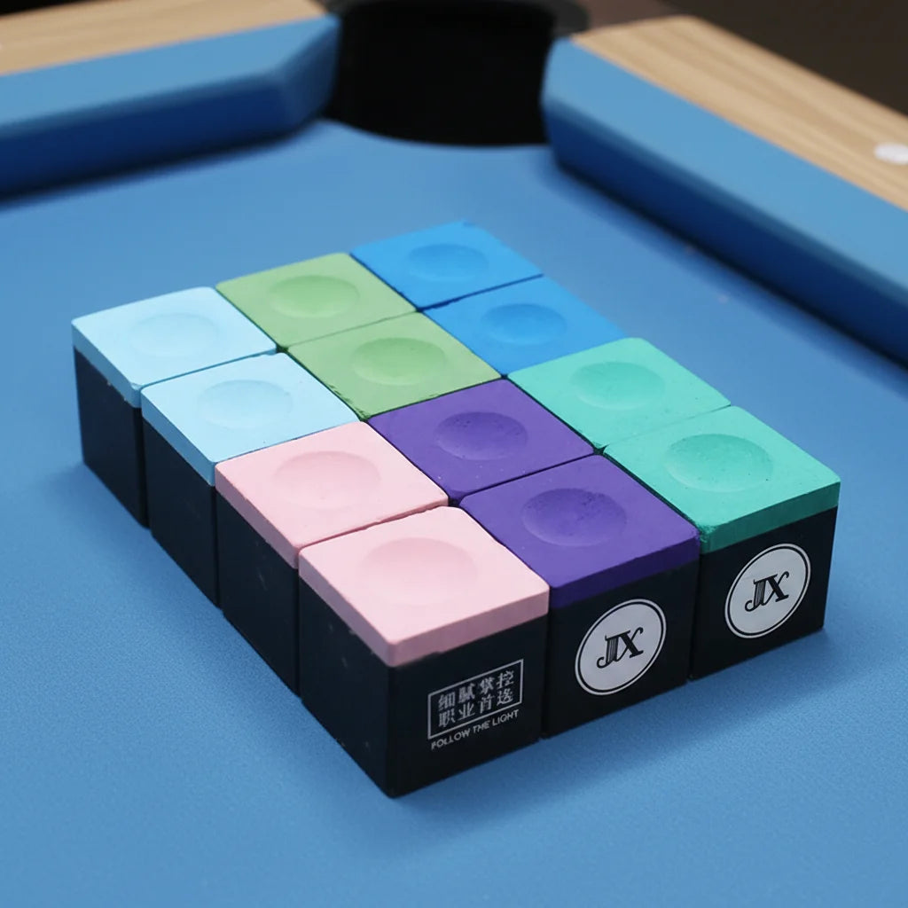R-QK Multi-color Cue Chalk for Snooker & Billiards Professional Players' Choice Pool High-End Premium Quality