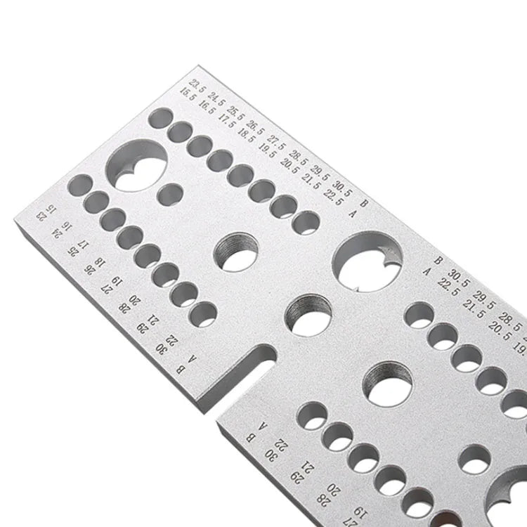 Dowelling Jig for Furniture Fast Connecting 3 in 1 Woodworking Drill Locator 2 in 1 Adjustable Drilling Guide Punching Locator