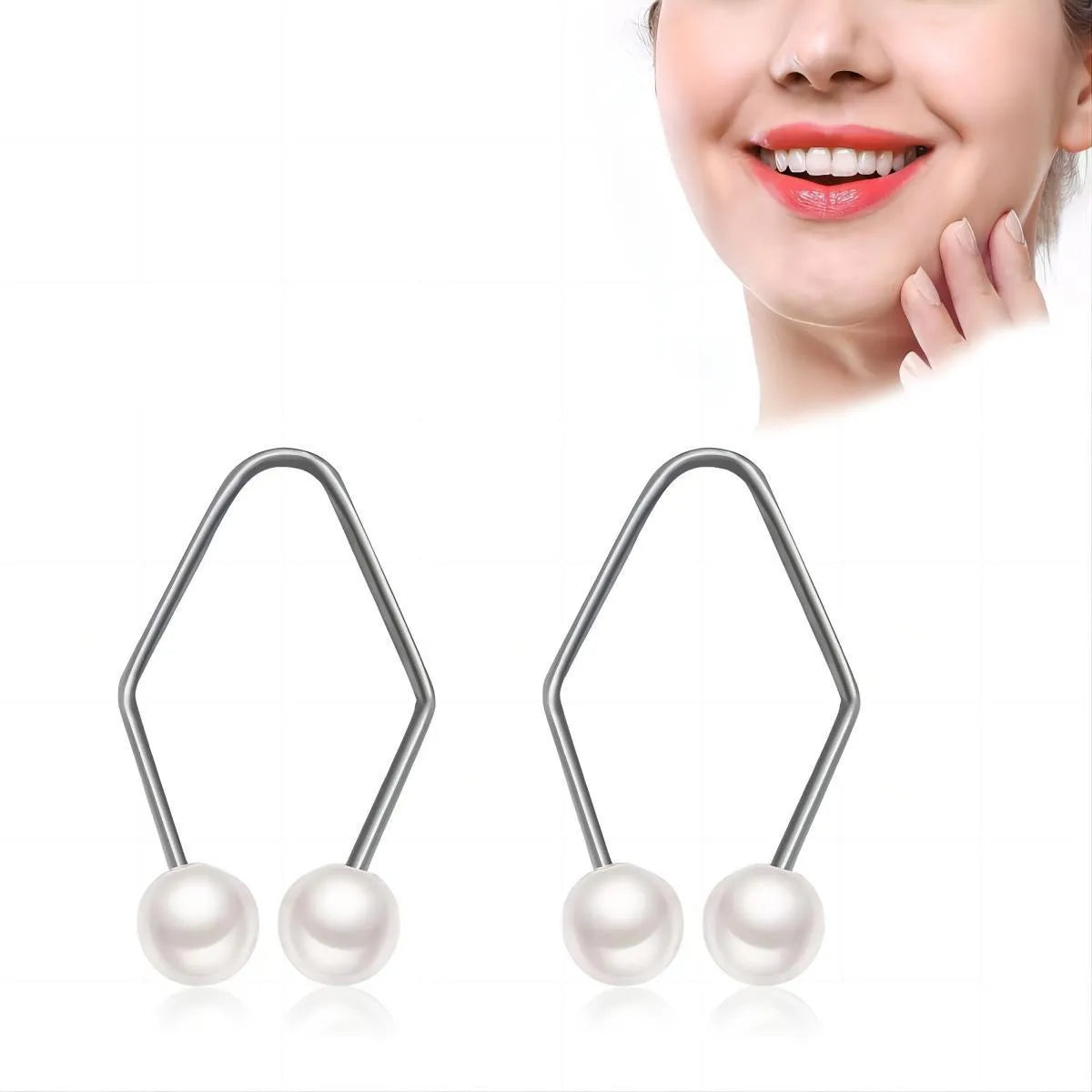 Stainless Steel Dimple Maker & Trainer for Facial Smile Muscle Exercise Personal Care Cheeks Ball