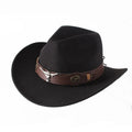 Wholesale Classic Womens Western Style Cowboy Cowgirl Hats with Wide Belt Buckle