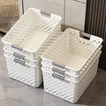 Portable PP Plastic Storage Containers Foldable 10-20L Capacity Desktop Organizer for Books Toys Home Storage-Quality