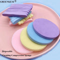 New 12pcs Bag Disposable Cleaning Compression Sponge Strip Portable Cleaning Tool Beauty Facial Cleaning Sponge